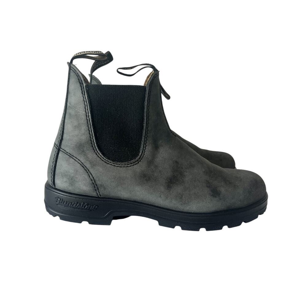 Blundstone 587 Rustic Black Gray Chelsea Boots Unisex Size AU 5 / US W 8 / M 6